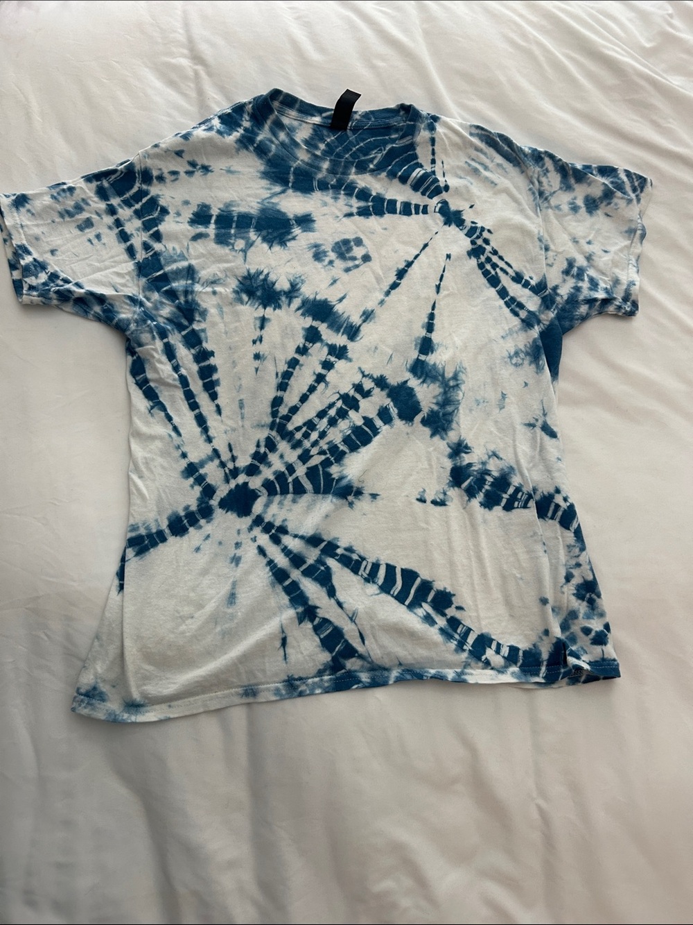 Blue and White Tie-Dye Tee